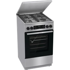 Gorenje GKS5C71XF Inox, szabadonálló, gáz, kombinált, főzőzóna: 4, sütő:70L, grill, tűzhely