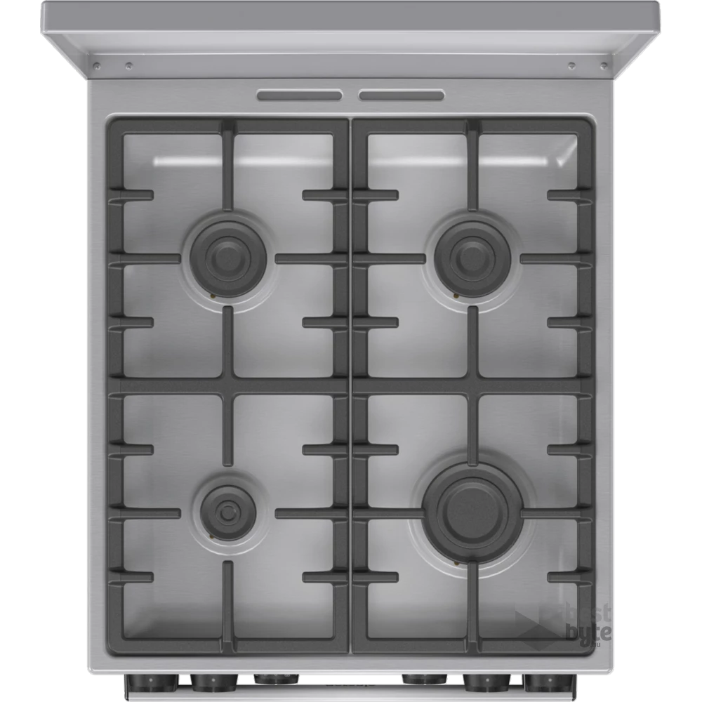Gorenje GKS5C71XF Inox, szabadonálló, gáz, kombinált, főzőzóna: 4, sütő:70L, grill, tűzhely