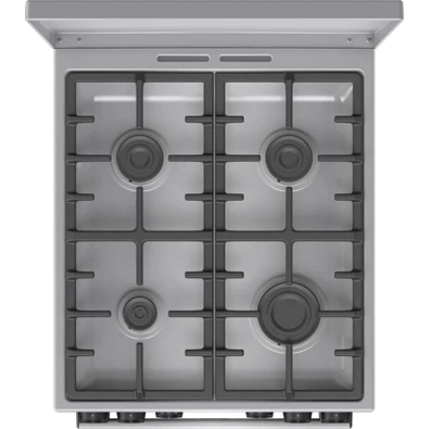 Gorenje GKS5C71XF Inox, szabadonálló, gáz, kombinált, főzőzóna: 4, sütő:70L, grill, tűzhely