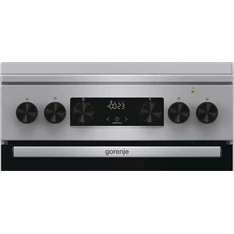 Gorenje GKS5C71XF Inox, szabadonálló, gáz, kombinált, főzőzóna: 4, sütő:70L, grill, tűzhely