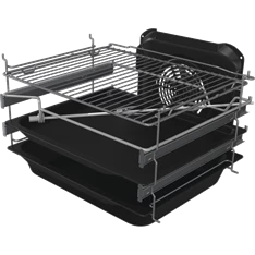 Gorenje GKS5C71XF Inox, szabadonálló, gáz, kombinált, főzőzóna: 4, sütő:70L, grill, tűzhely
