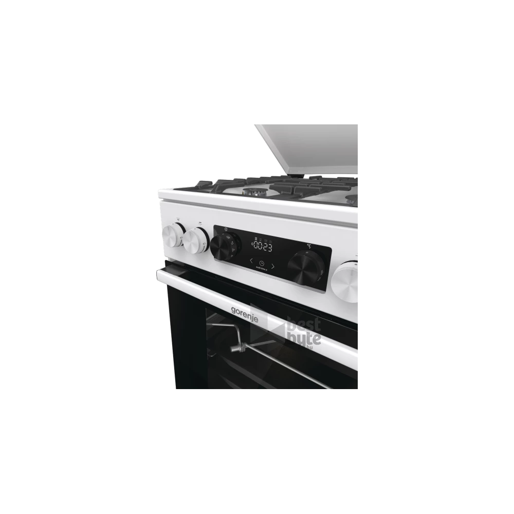 Gorenje GKS5C72WF fehér, szabadonálló, gáz, kombinált, főzőzóna: 4, sütő:70L, grill, tűzhely
