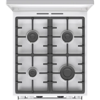 Gorenje GKS5C72WF fehér, szabadonálló, gáz, kombinált, főzőzóna: 4, sütő:70L, grill, tűzhely