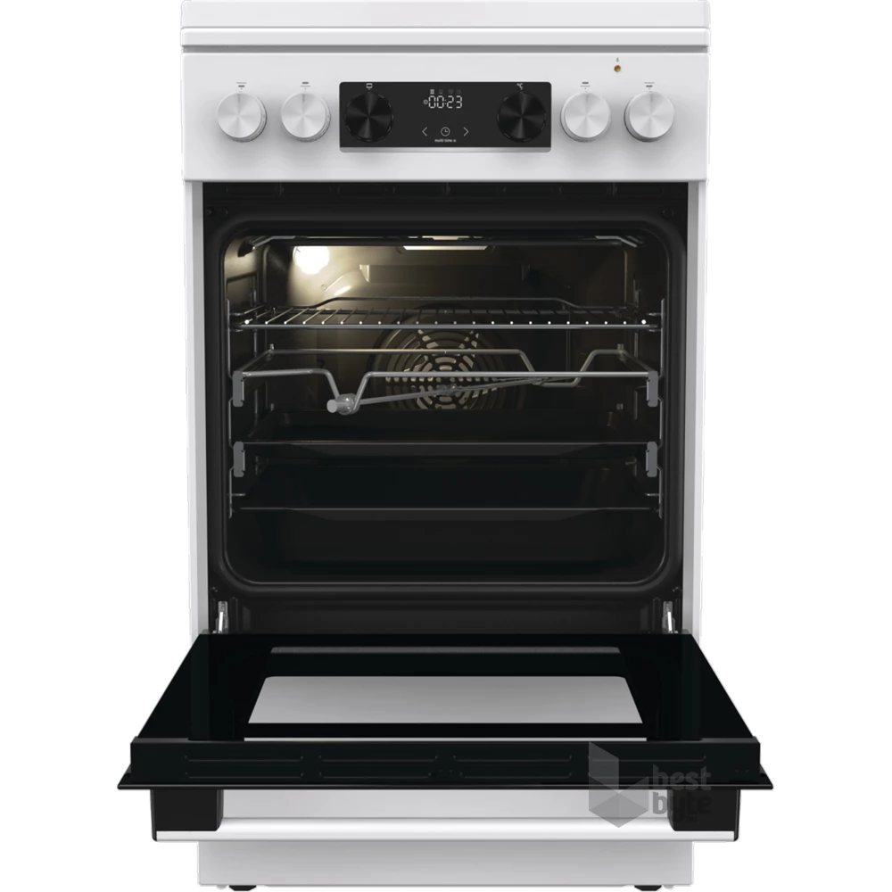 Gorenje GKS5C72WF fehér, szabadonálló, gáz, kombinált, főzőzóna: 4, sütő:70L, grill, tűzhely