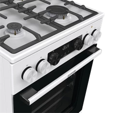 Gorenje GKS5C72WF fehér, szabadonálló, gáz, kombinált, főzőzóna: 4, sütő:70L, grill, tűzhely