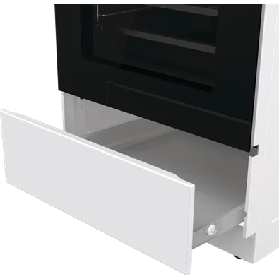 Gorenje GKS5C72WF fehér, szabadonálló, gáz, kombinált, főzőzóna: 4, sütő:70L, grill, tűzhely