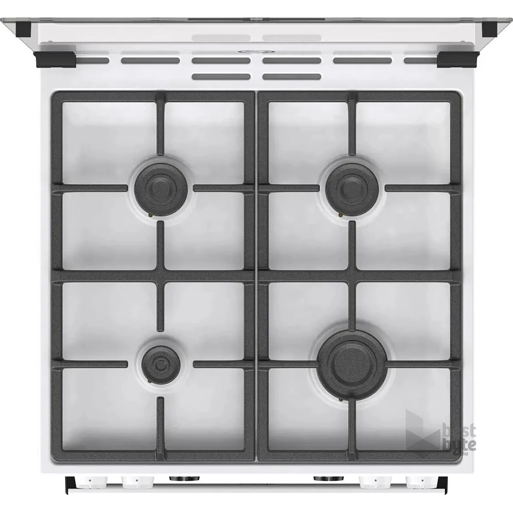 Gorenje GKS6C70WF fehér, szabadonálló, gáz, kombinált, főzőzóna: 4, sütő:71L, grill, tűzhely