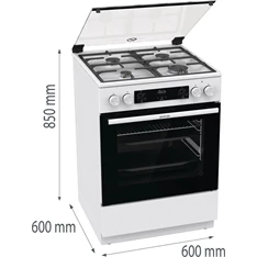 Gorenje GKS6C70WF kombinált tűzhely