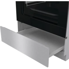 Gorenje GKS6C71XF Inox, szabadonálló, gáz, kombinált, főzőzóna: 4, sütő:71L, grill, tűzhely