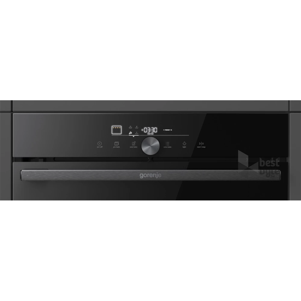 Gorenje GO66E PIZZA350C fekete, beépíthető, sütőtér: 77L, sütő