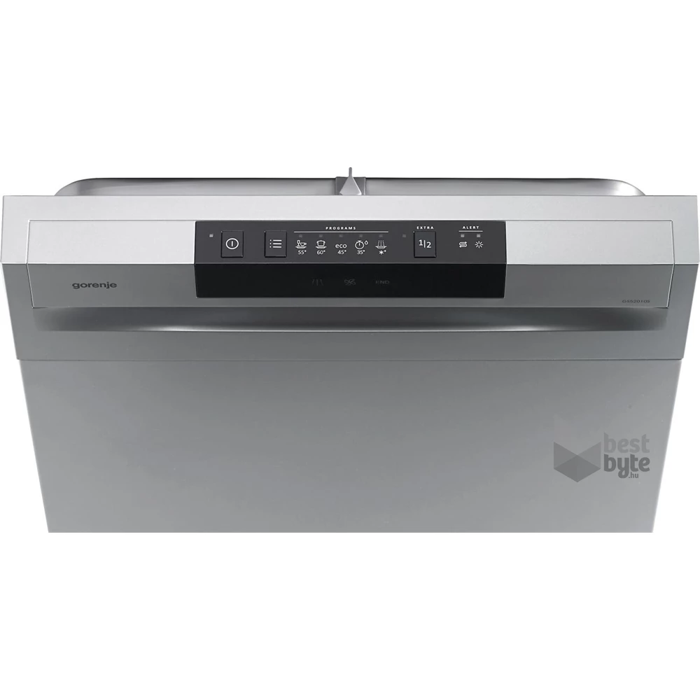 Gorenje GS520E15S inox, programok száma: 5, keskeny szabadonálló, 9 terítékes mosogatógép 
