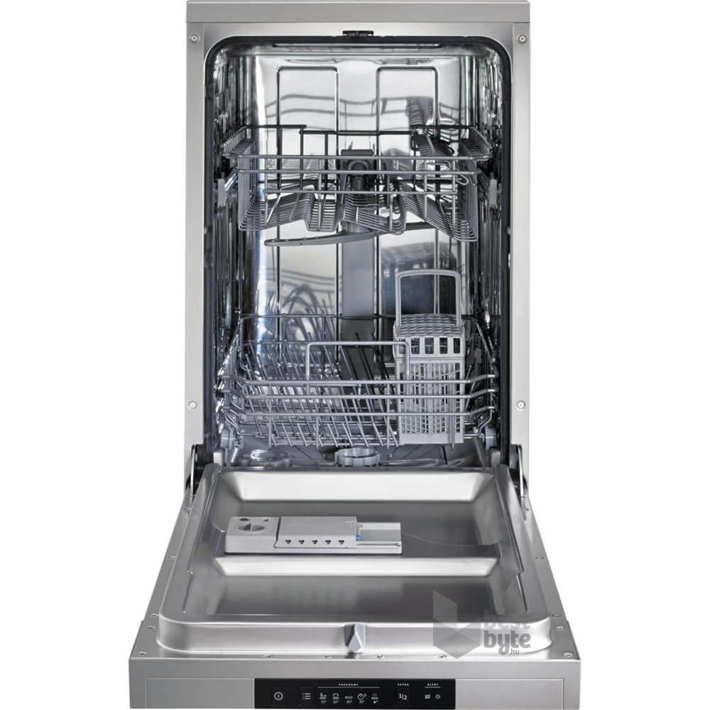 Gorenje GS520E15S inox, programok száma: 5, keskeny szabadonálló, 9 terítékes mosogatógép 