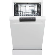 Gorenje GS520E15W fehér, programok száma: 5, keskeny szabadonálló, 9 terítékes mosogatógép (Újszerű)