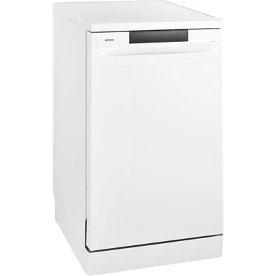Gorenje GS520E15W fehér, programok száma: 5, keskeny szabadonálló, 9 terítékes mosogatógép (Újszerű)