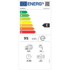 Gorenje GS620E10S mosogatógép