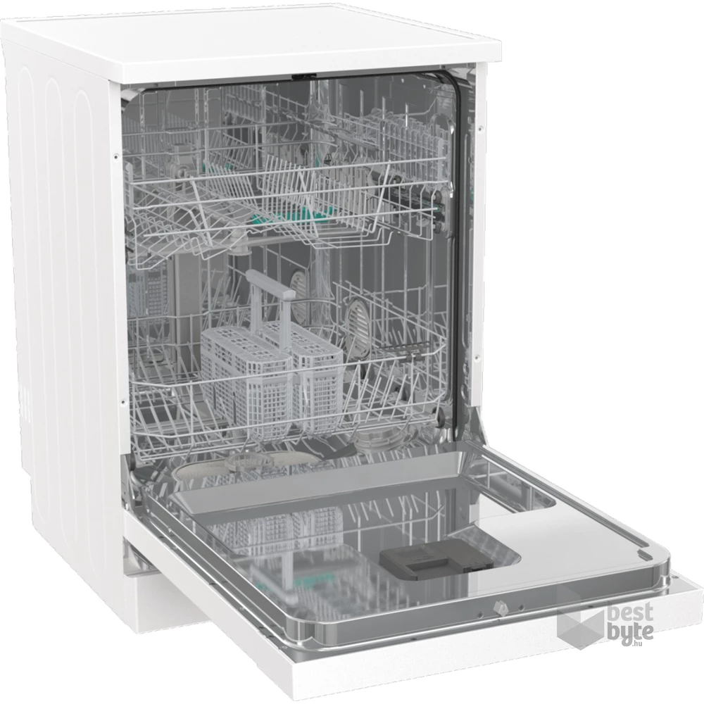 Gorenje GS642E90W fehér, programok száma: 6, szabadonálló, 13 terítékes mosogatógép 