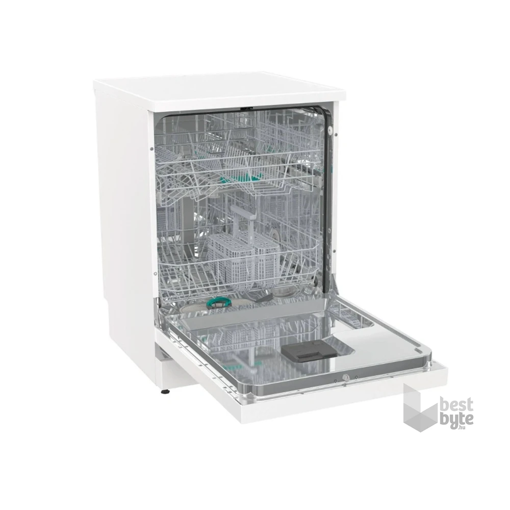 Gorenje GS642E90W fehér, programok száma: 6, szabadonálló, 13 terítékes mosogatógép 