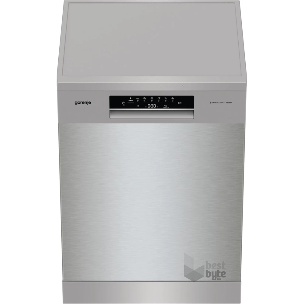 Gorenje GS642E90X ezüst, programok száma: 6, szabadonálló, 13 terítékes mosogatógép 