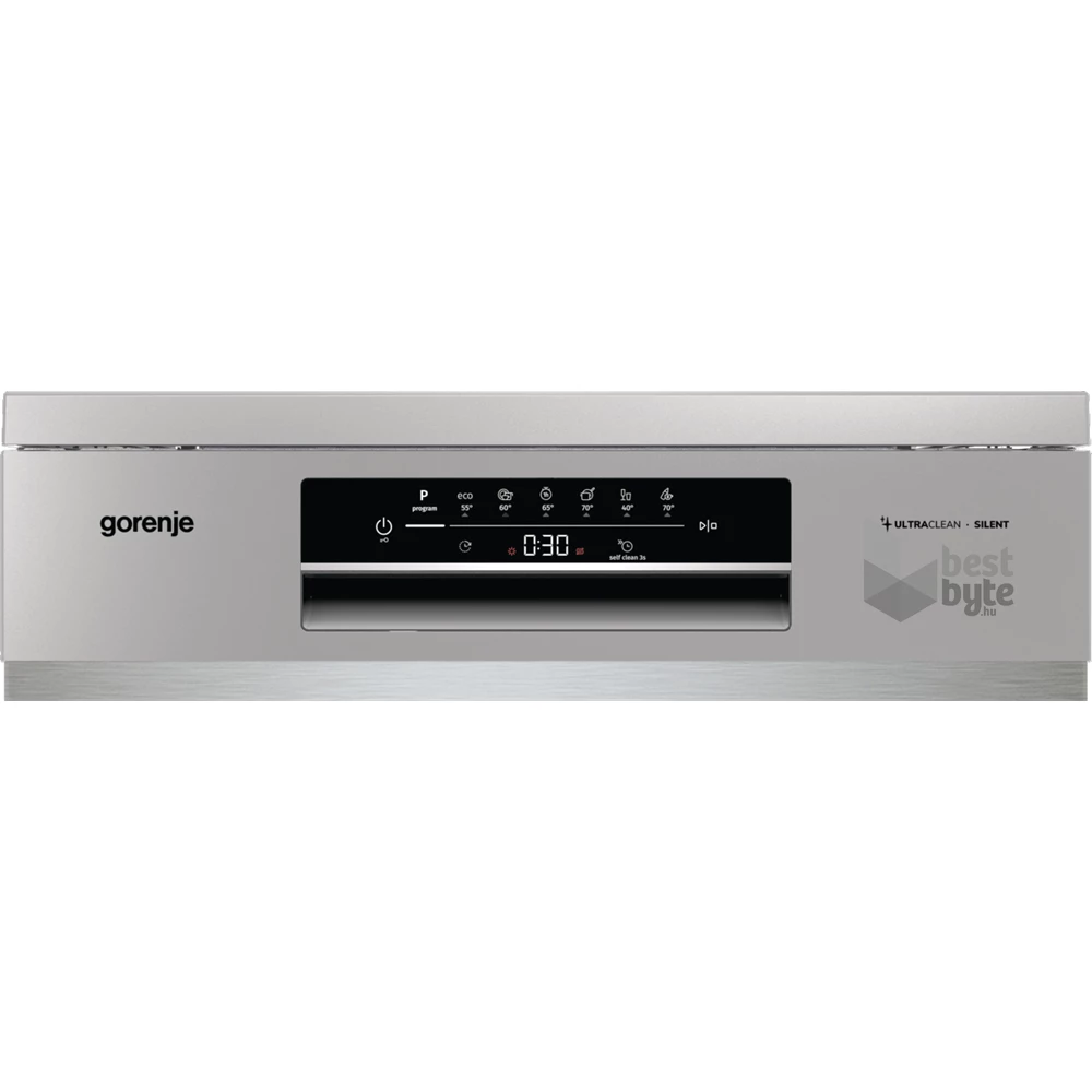 Gorenje GS642E90X ezüst, programok száma: 6, szabadonálló, 13 terítékes mosogatógép 