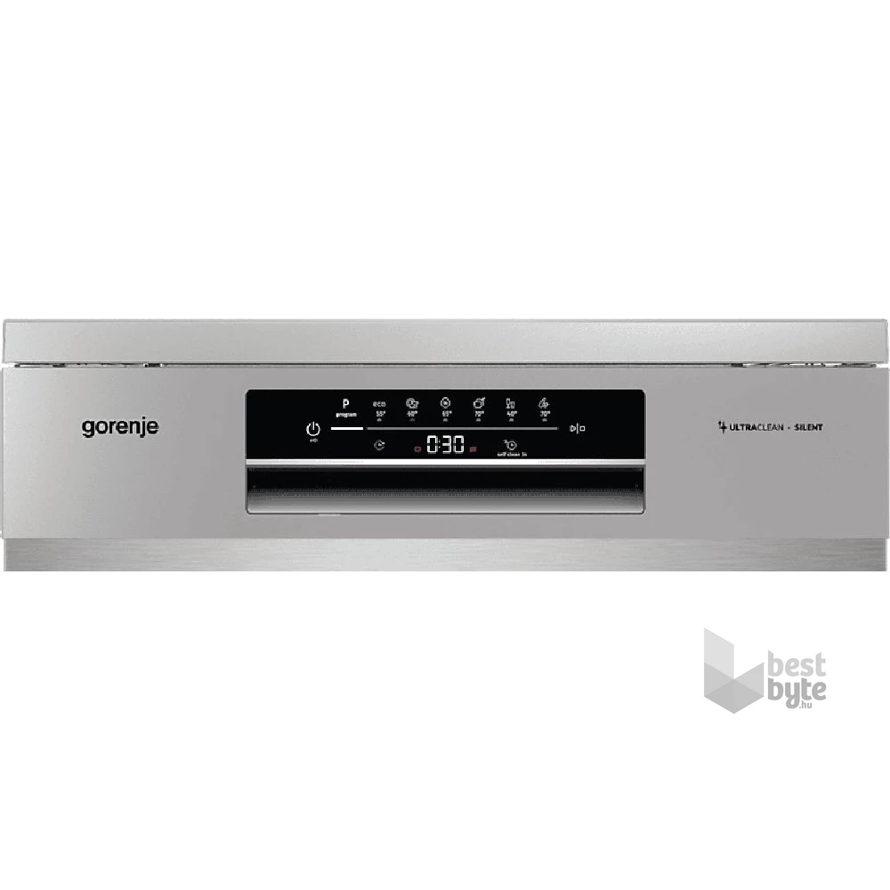 Gorenje GS642E90X ezüst, programok száma: 6, szabadonálló, 13 terítékes mosogatógép 