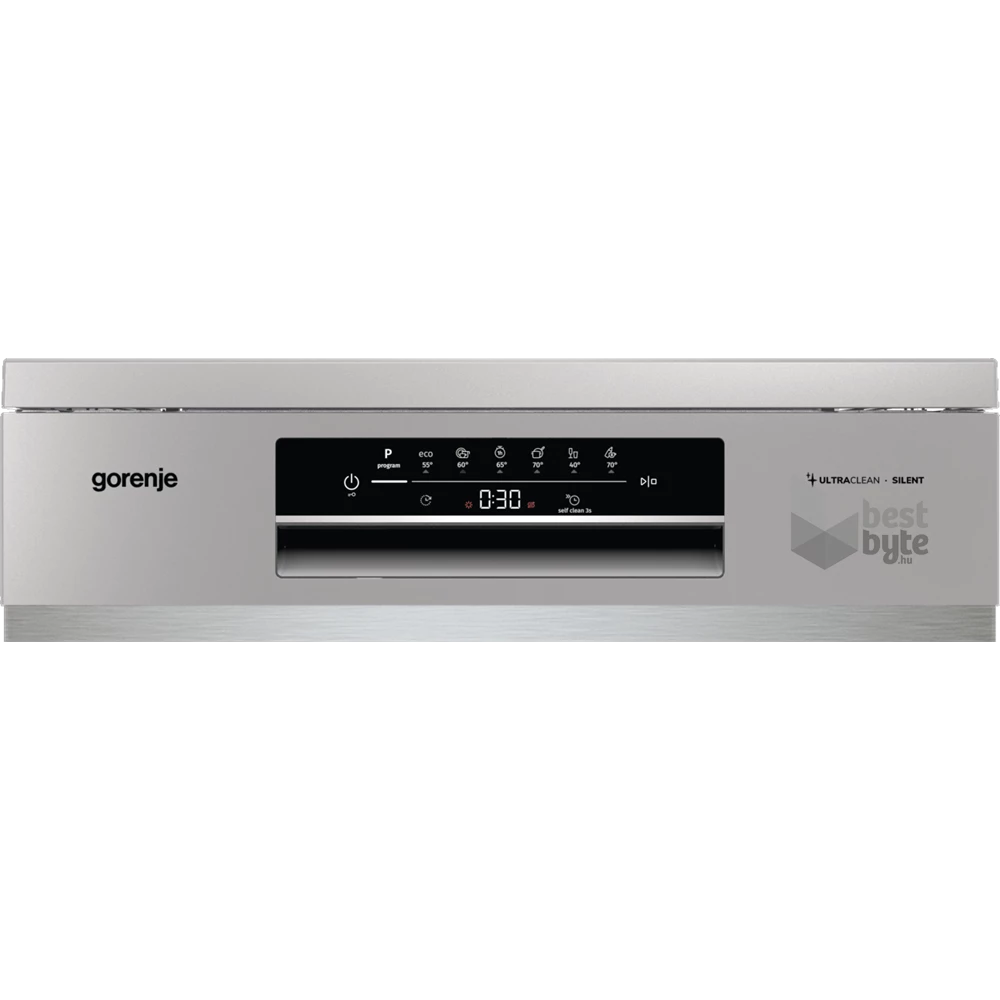 Gorenje GS643E90X inox, programok száma: 6, szabadonálló, 16 terítékes mosogatógép 