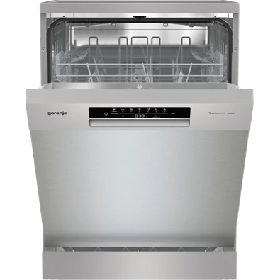 Gorenje GS643E90X inox, programok száma: 6, szabadonálló, 16 terítékes mosogatógép 