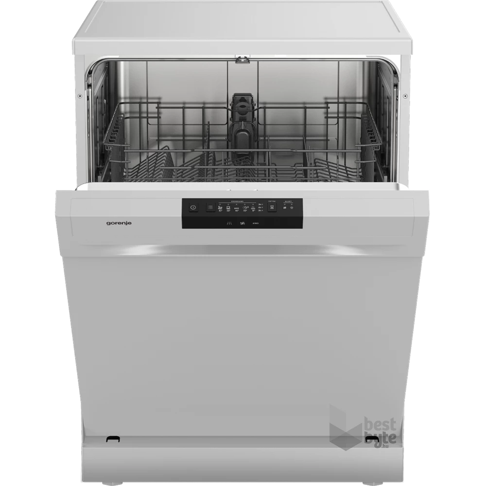 Gorenje GS 62040W fehér, programok száma: 5, szabadonálló, 13 terítékes mosogatógép 