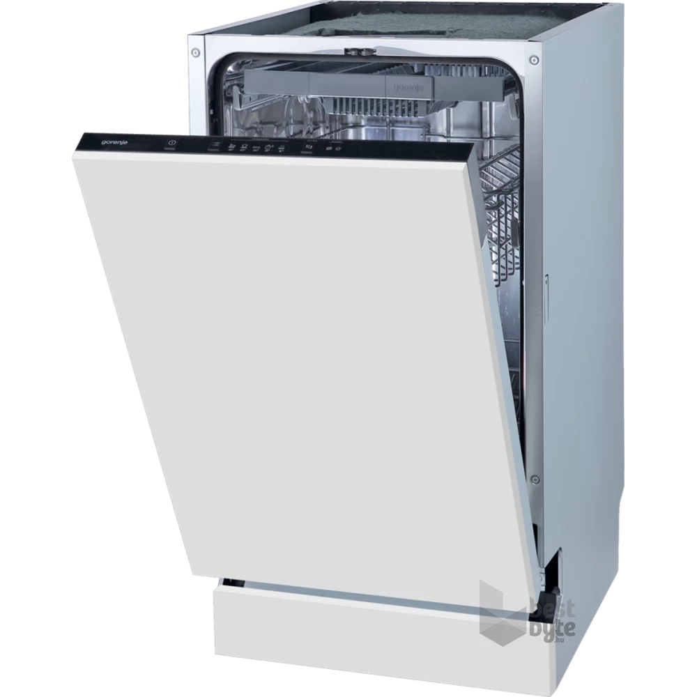 Gorenje GV520E10 programok száma: 5, keskeny beépíthető, 11 terítékes mosogatógép 