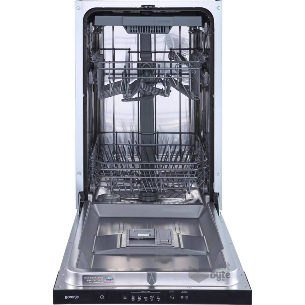 Gorenje GV520E10 programok száma: 5, keskeny beépíthető, 11 terítékes mosogatógép 