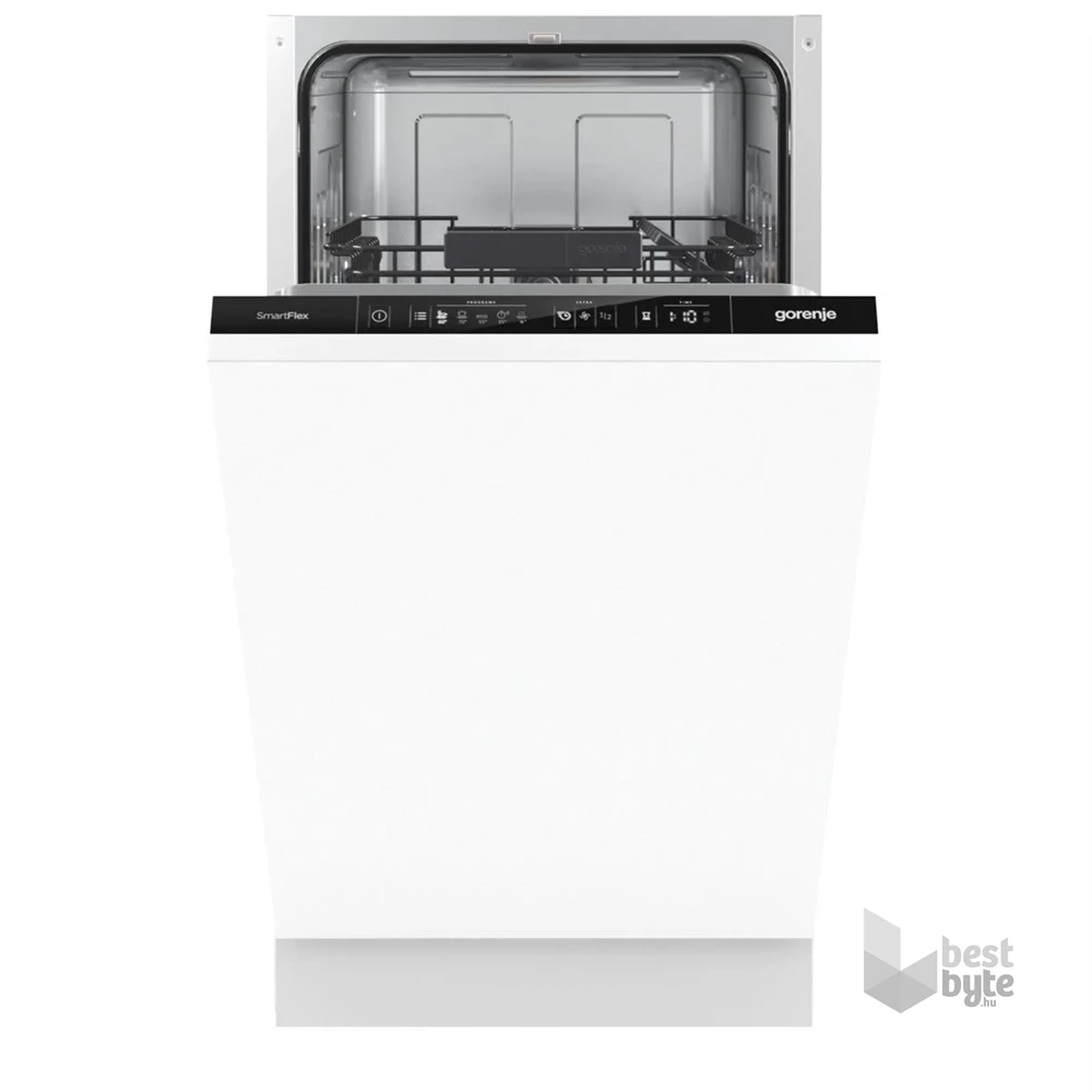 Gorenje GV541D10 programok száma: 5, keskeny beépíthető, 9 terítékes mosogatógép 
