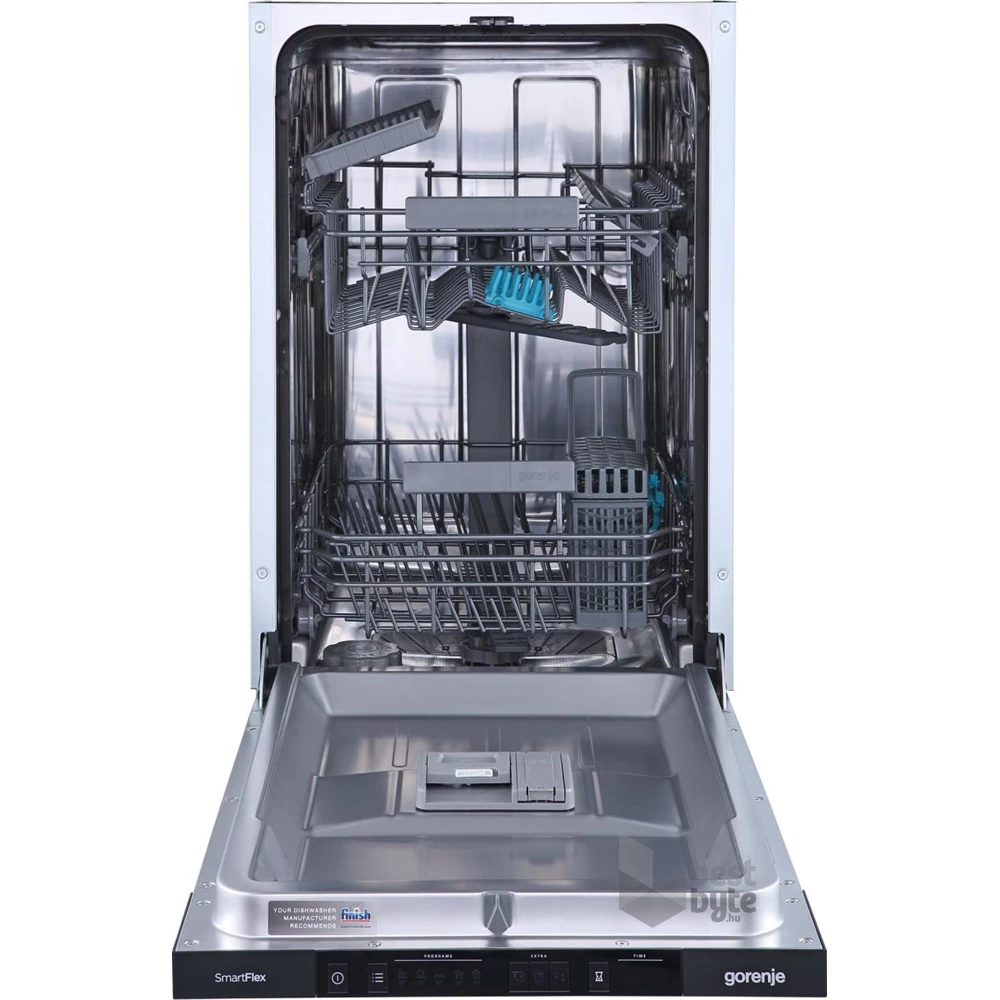 Gorenje GV541D10 programok száma: 5, keskeny beépíthető, 9 terítékes mosogatógép 
