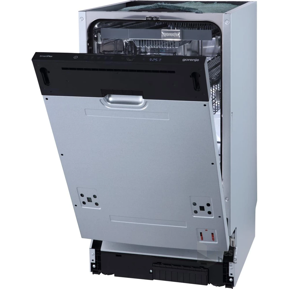Gorenje GV583C10 programok száma: 5, keskeny beépíthető, 10 terítékes mosogatógép 