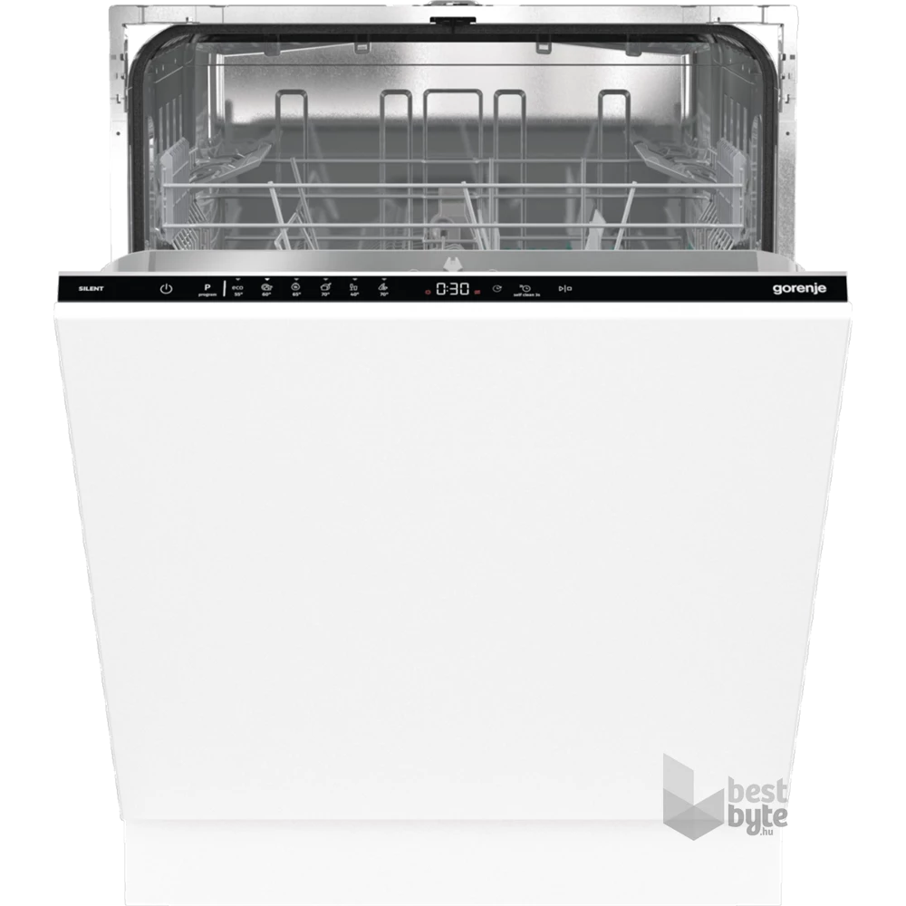 Gorenje GV642E90 fekete, programok száma: 6, beépíthető, 13 terítékes mosogatógép 
