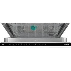 Gorenje GV643E90 fekete, programok száma: 6, beépíthető, 16 terítékes mosogatógép 