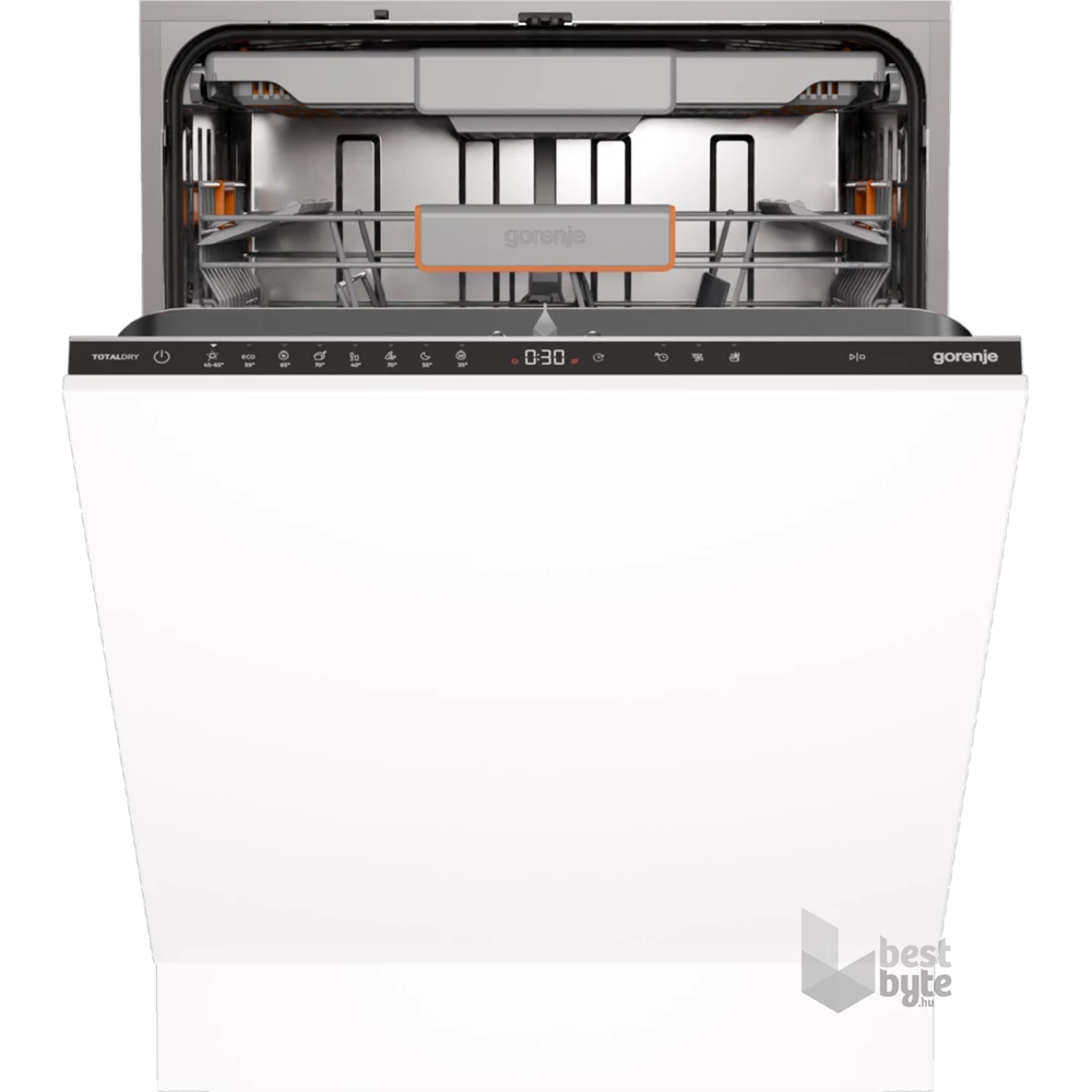 Gorenje GV663A66 programok száma: 8, beépíthető, 16 terítékes mosogatógép 
