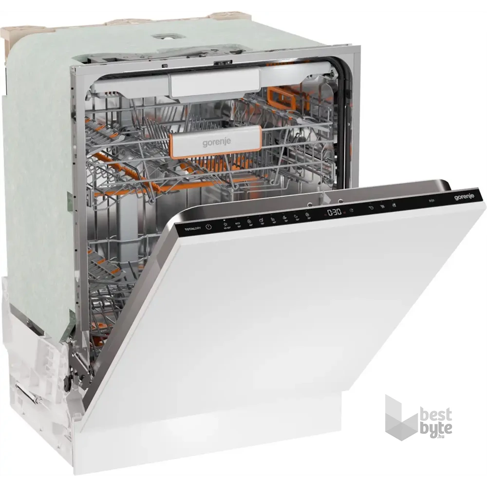 Gorenje GV663B65 programok száma: 8, beépíthető, 16 terítékes mosogatógép 