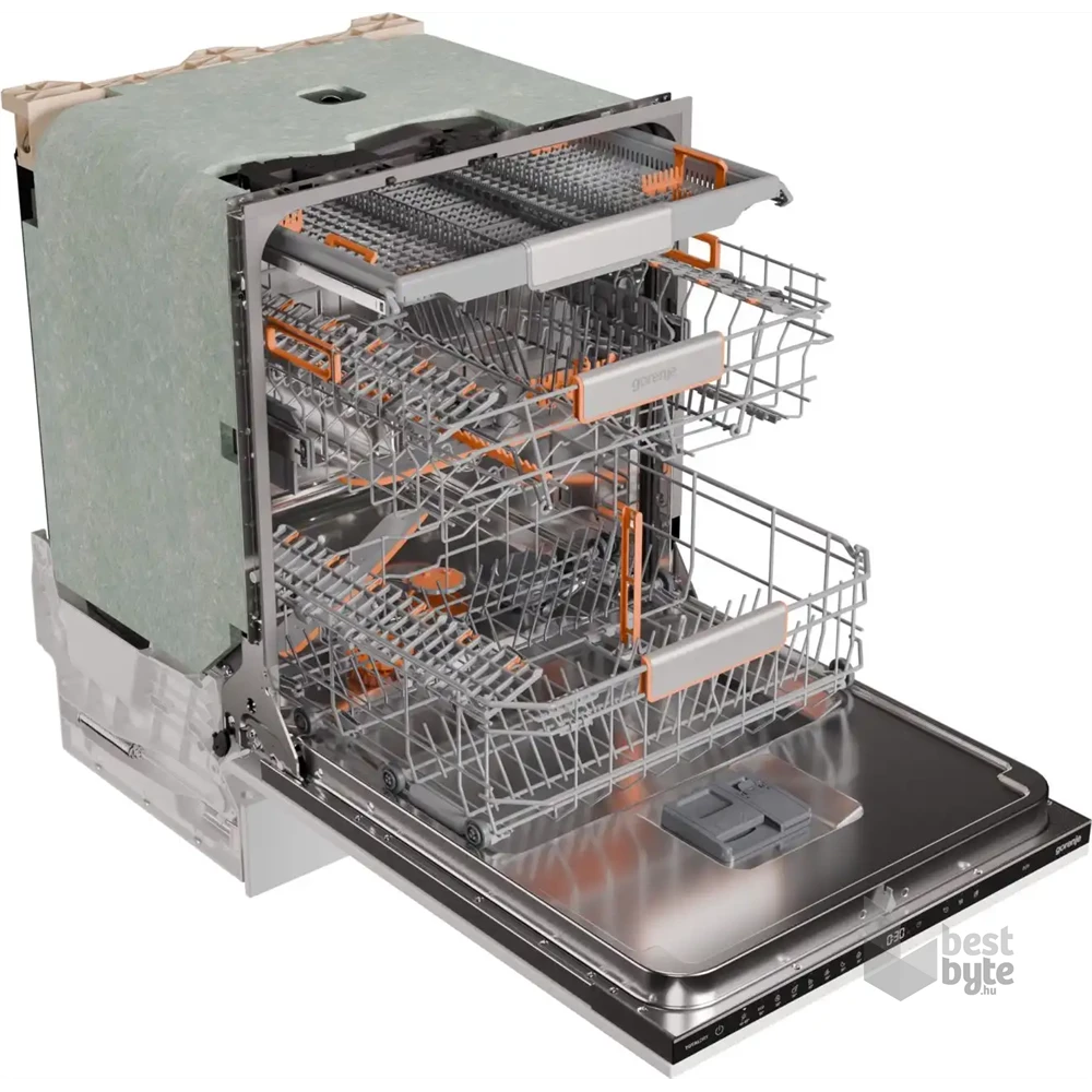 Gorenje GV663B65 programok száma: 8, beépíthető, 16 terítékes mosogatógép 