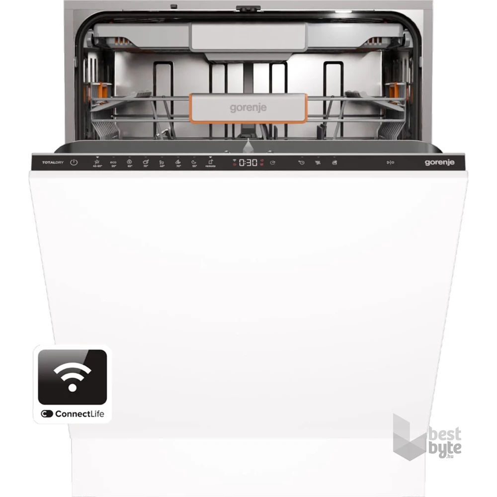 Gorenje GV693A65AD programok száma: 7, beépíthető, 16 terítékes mosogatógép 