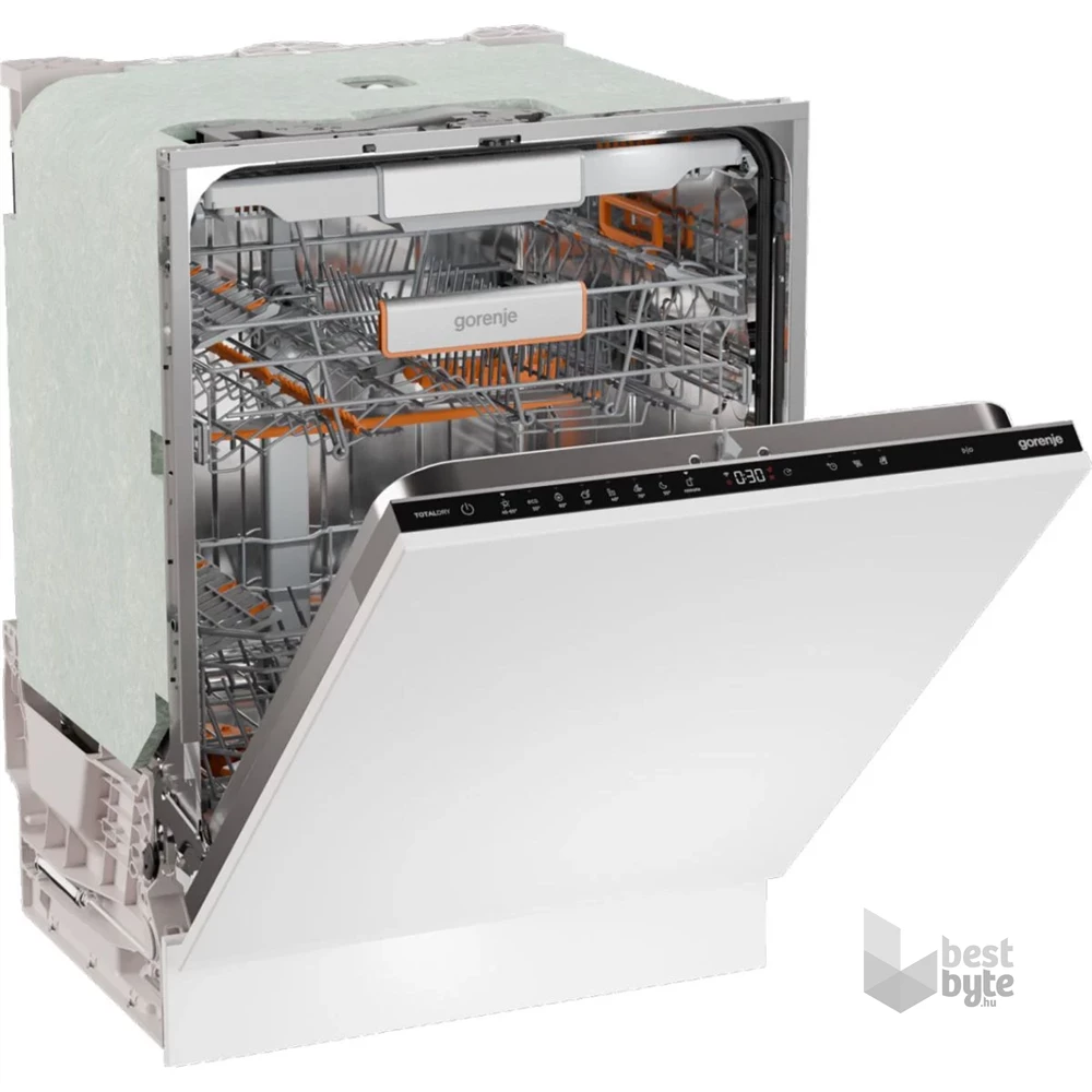 Gorenje GV693A65AD programok száma: 7, beépíthető, 16 terítékes mosogatógép 