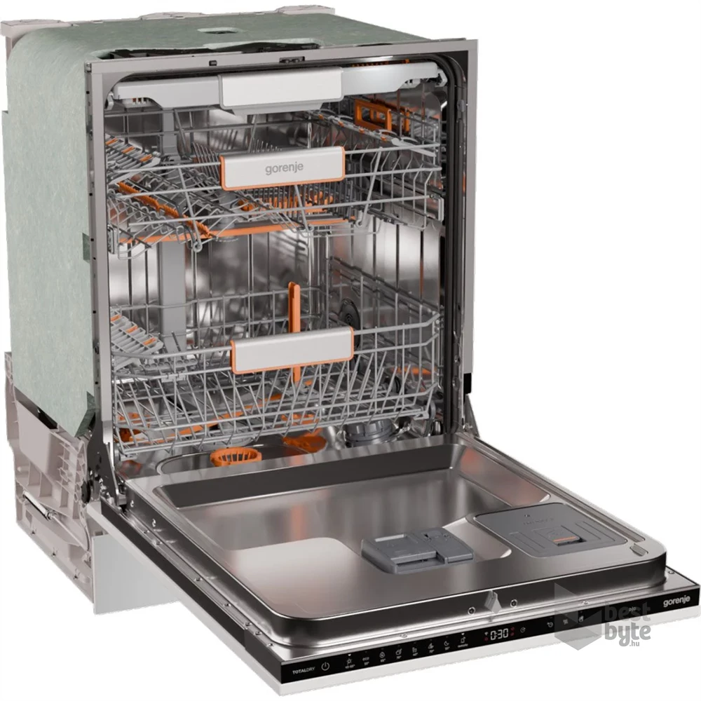 Gorenje GV693A65AD programok száma: 7, beépíthető, 16 terítékes mosogatógép 
