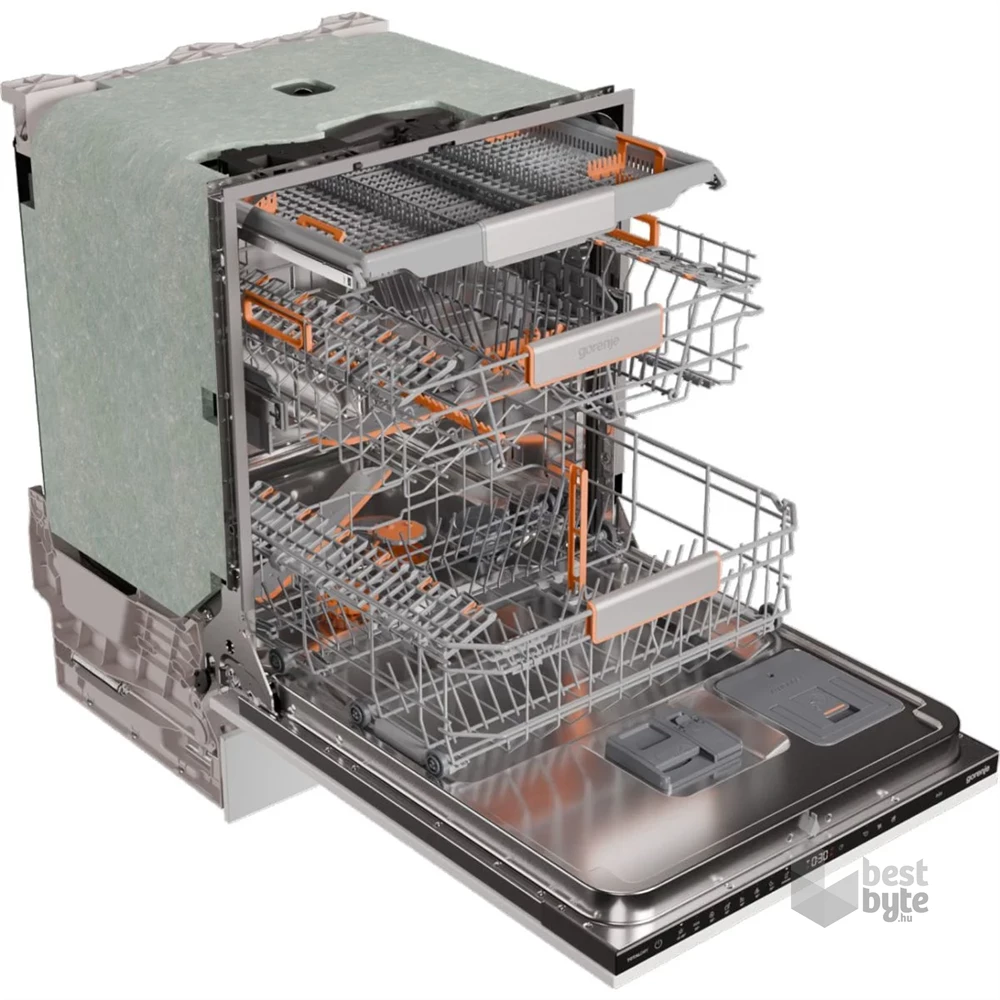 Gorenje GV693A65AD programok száma: 7, beépíthető, 16 terítékes mosogatógép 