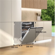 Gorenje GV693A65UVAD beépíthető mosogatógép