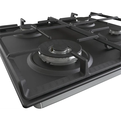 Gorenje GW641BFB fekete, beépíthető, gáz, főzőzóna: 3 +1 wok égőfej, beépíthető méret: 56cm, főzőlap