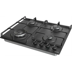 Gorenje GW641BFB fekete, beépíthető, gáz, főzőzóna: 3 +1 wok égőfej, beépíthető méret: 56cm, főzőlap