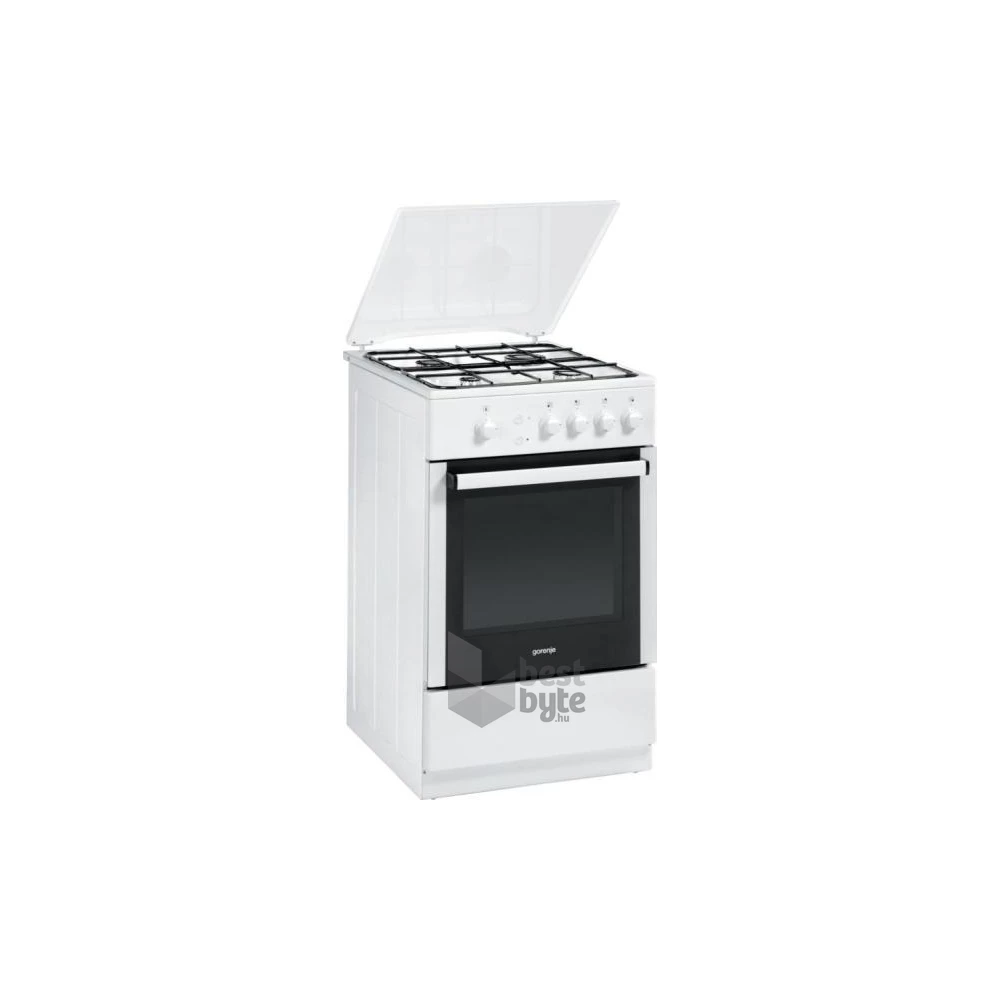 Gorenje G 5113 WJ fehér, szabadonálló, gáz, főzőzóna: 4, sütő:71L, tűzhely