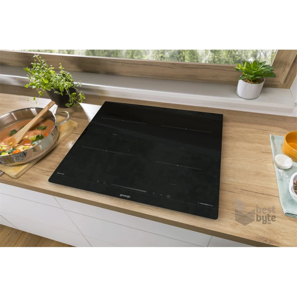 Gorenje ISC 645 BSC fekete, beépíthető, indukciós, főzőzóna: 4, beépíthető méret: 56cm, főzőlap