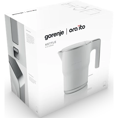Gorenje K15ORAW ORA-ITO design fehér 1,5L-es vízforraló
