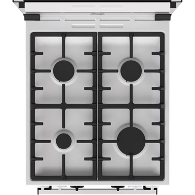 Gorenje KS5350WF fehér, szabadonálló, gáz, kombinált, főzőzóna: 4, sütő:70L, grill, tűzhely