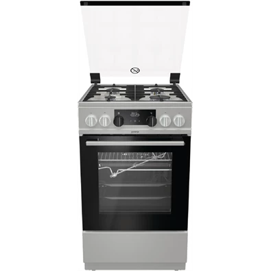 Gorenje KS5350XF inox kombinált gáztűzhely