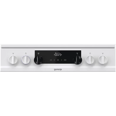Gorenje KS6350WF fehér, szabadonálló, gáz, kombinált, főzőzóna: 4, sütő:71L, grill, tűzhely